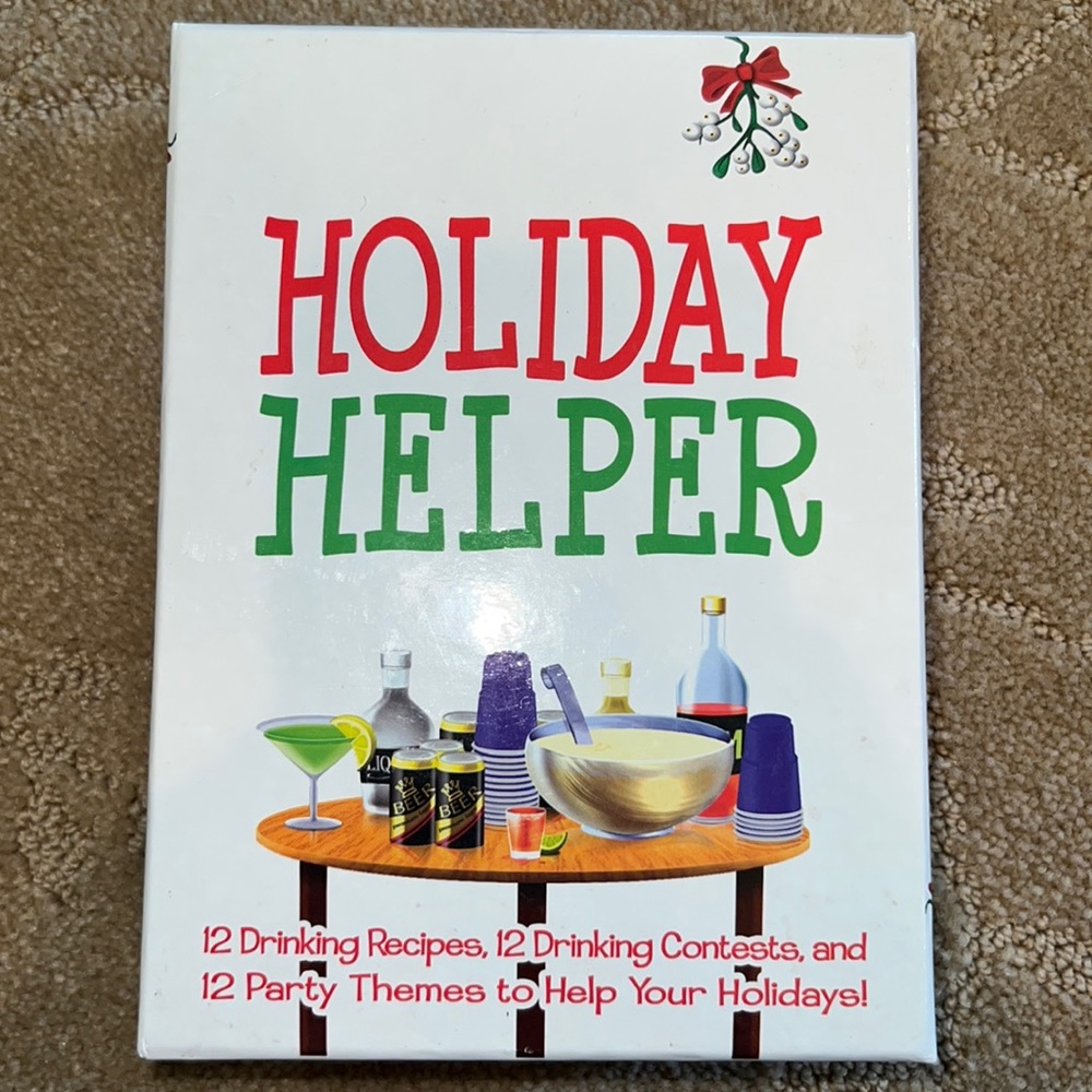 ♦️3/$15♦️Holiday Helper Drinking Game